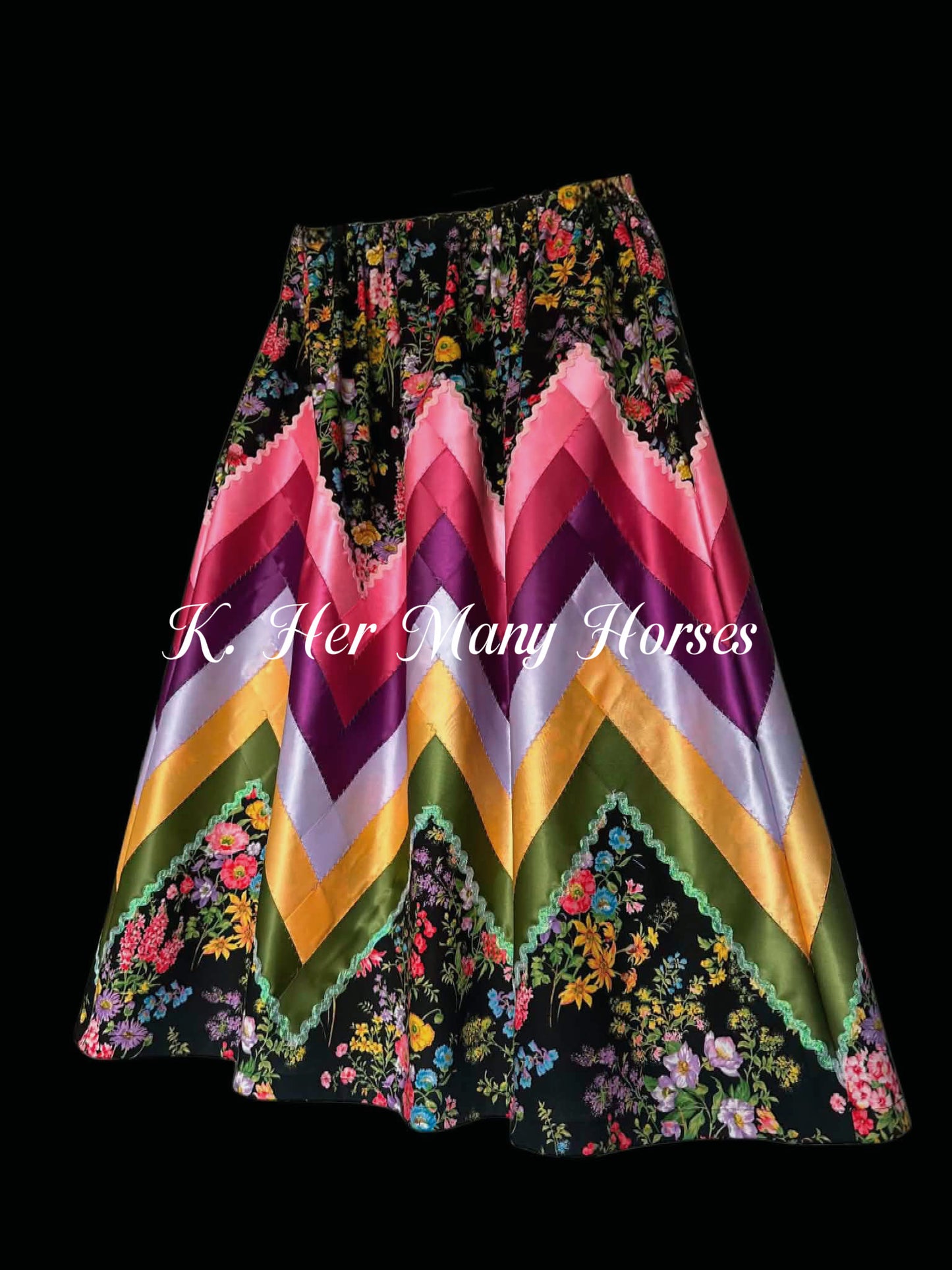 Zig Zag Ribbon Skirt
