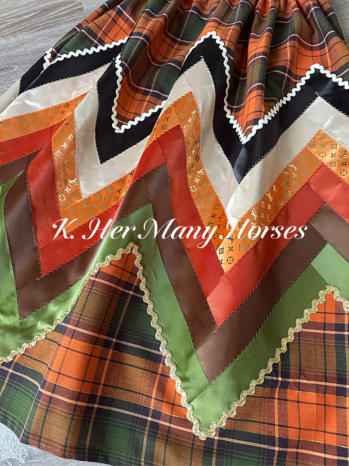 Zig Zag Ribbon Skirt