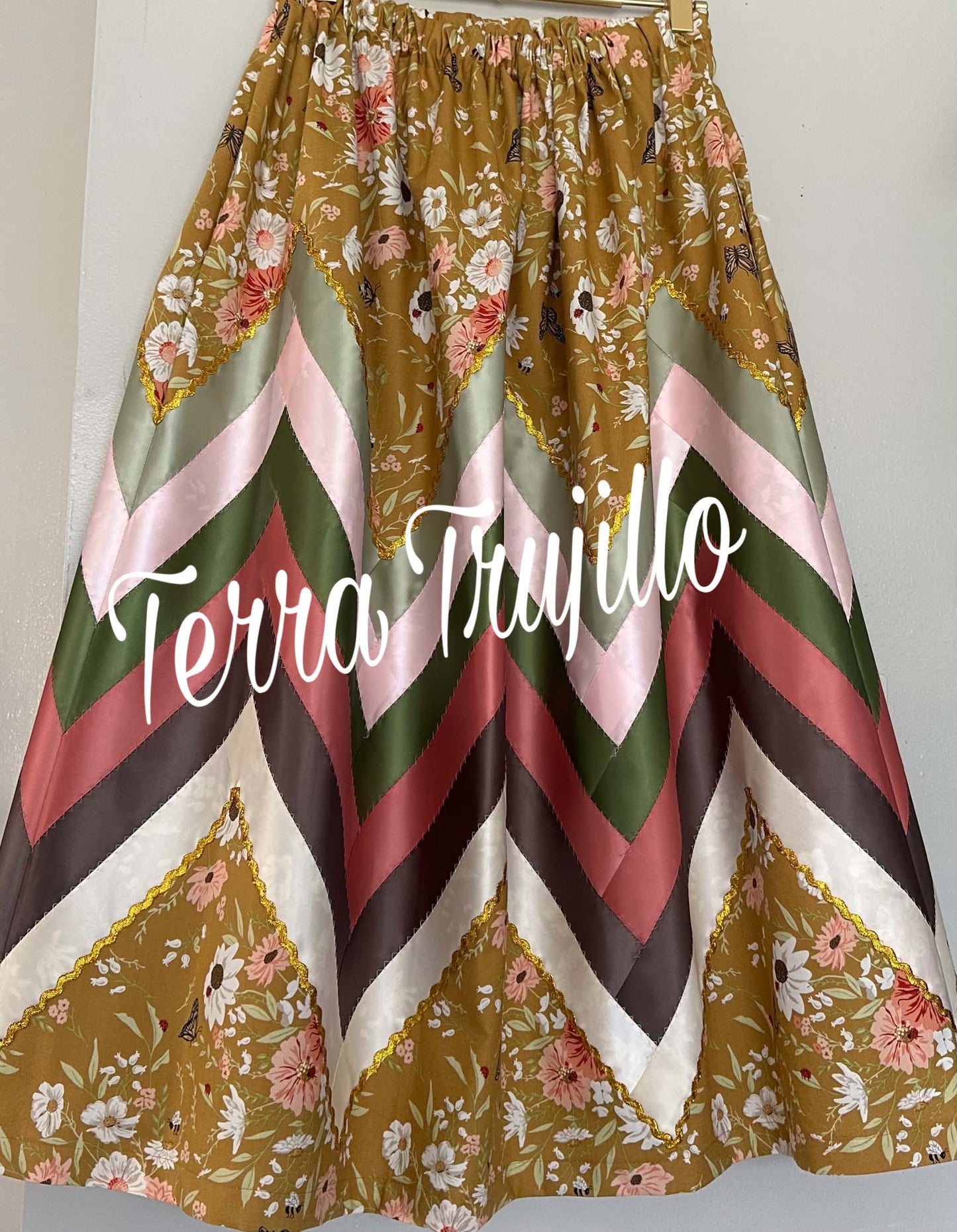 Zig Zag Ribbon Skirt