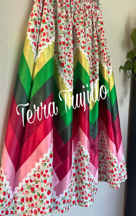 Zig Zag Ribbon Skirt