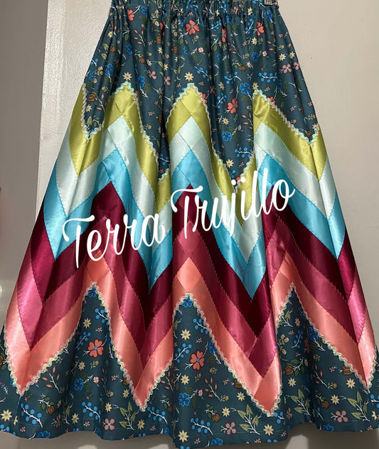 Zig Zag Ribbon Skirt