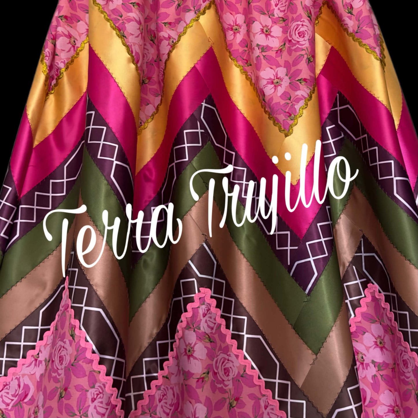 Zig Zag Ribbon Skirt