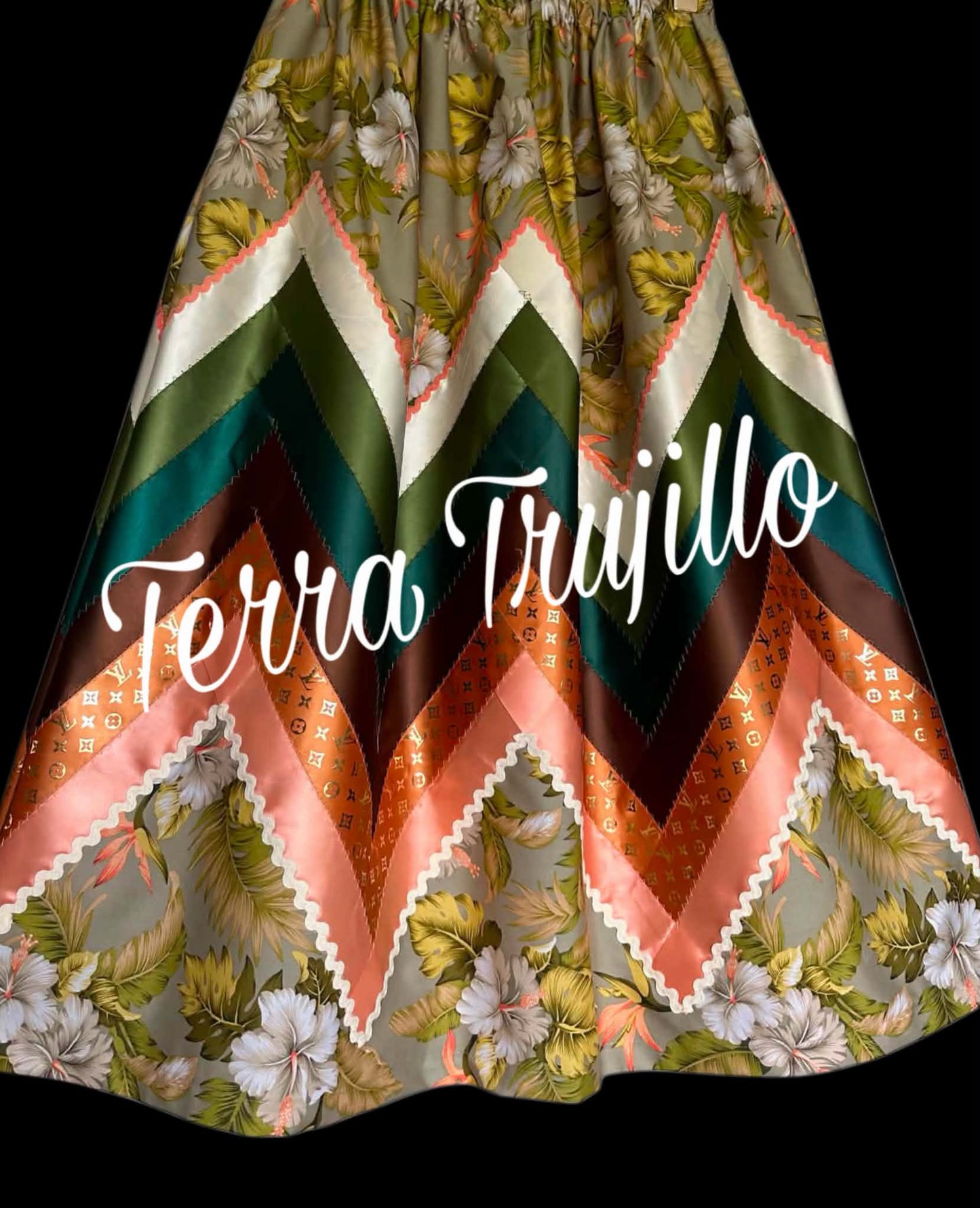 Zig Zag Ribbon Skirt