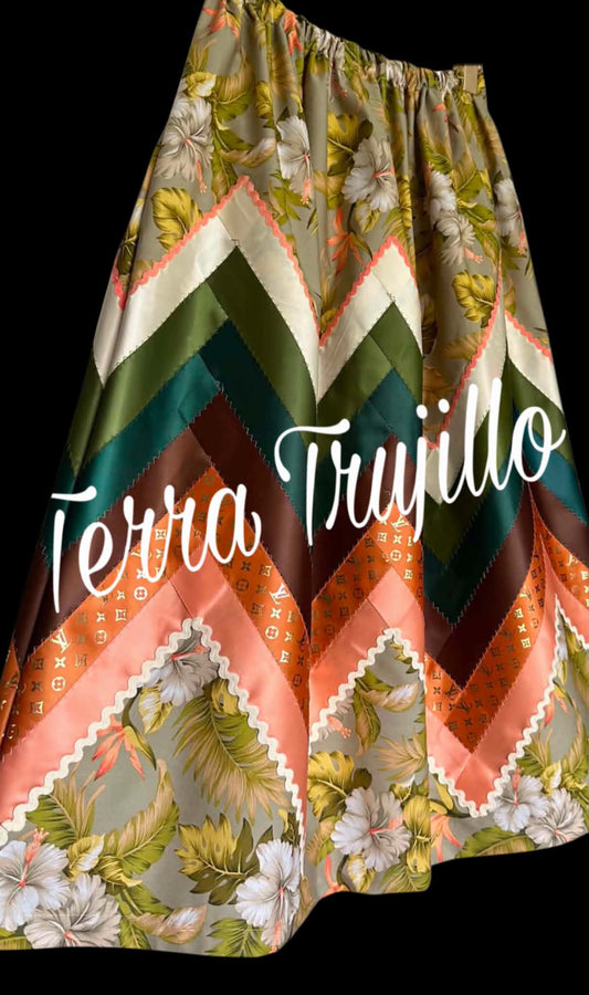 Zig Zag Ribbon Skirt