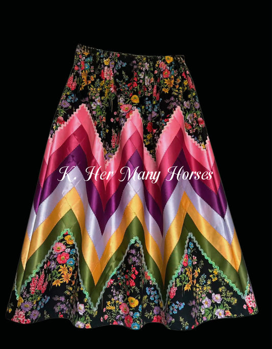 Zig Zag Ribbon Skirt