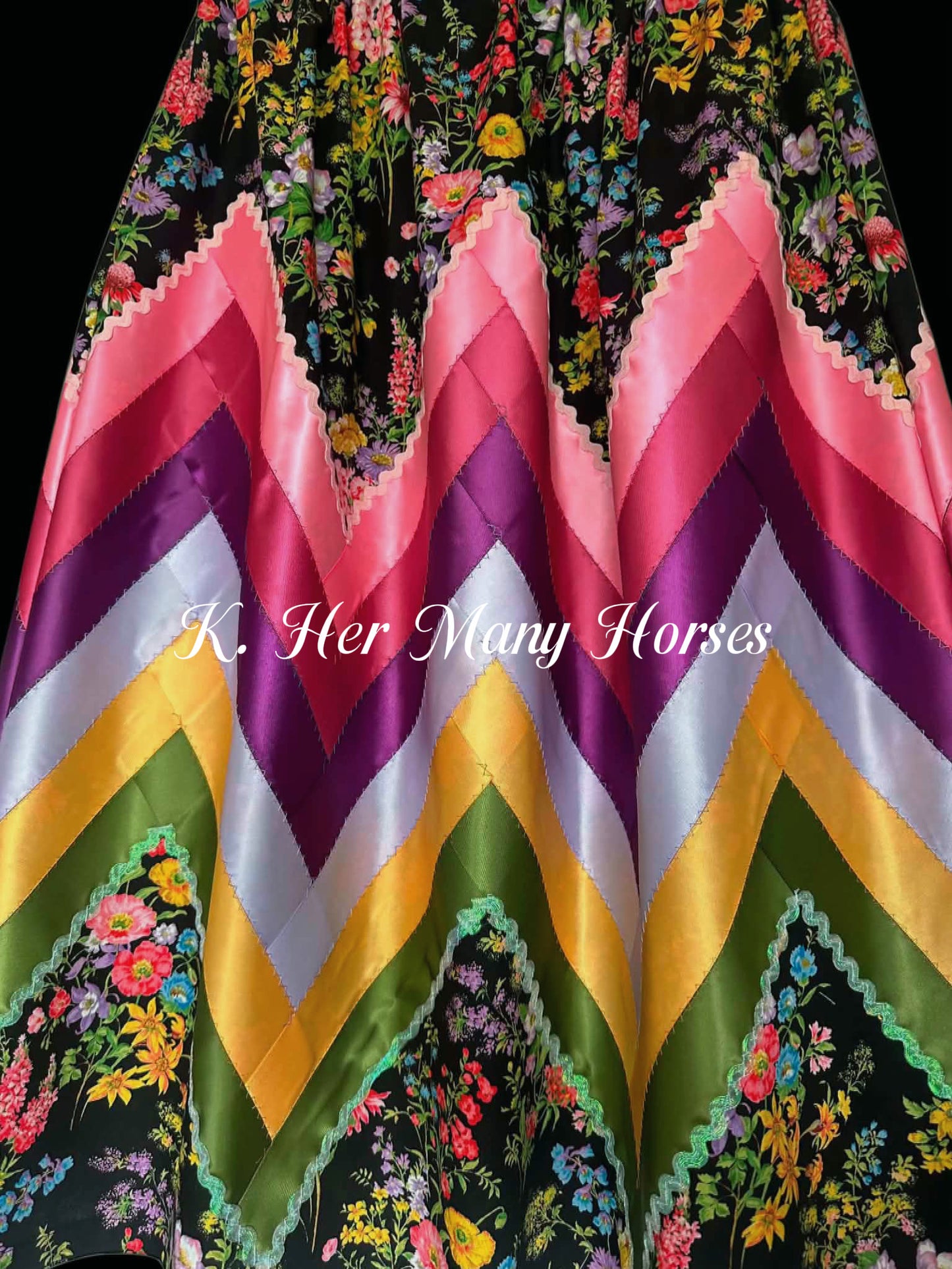 Zig Zag Ribbon Skirt