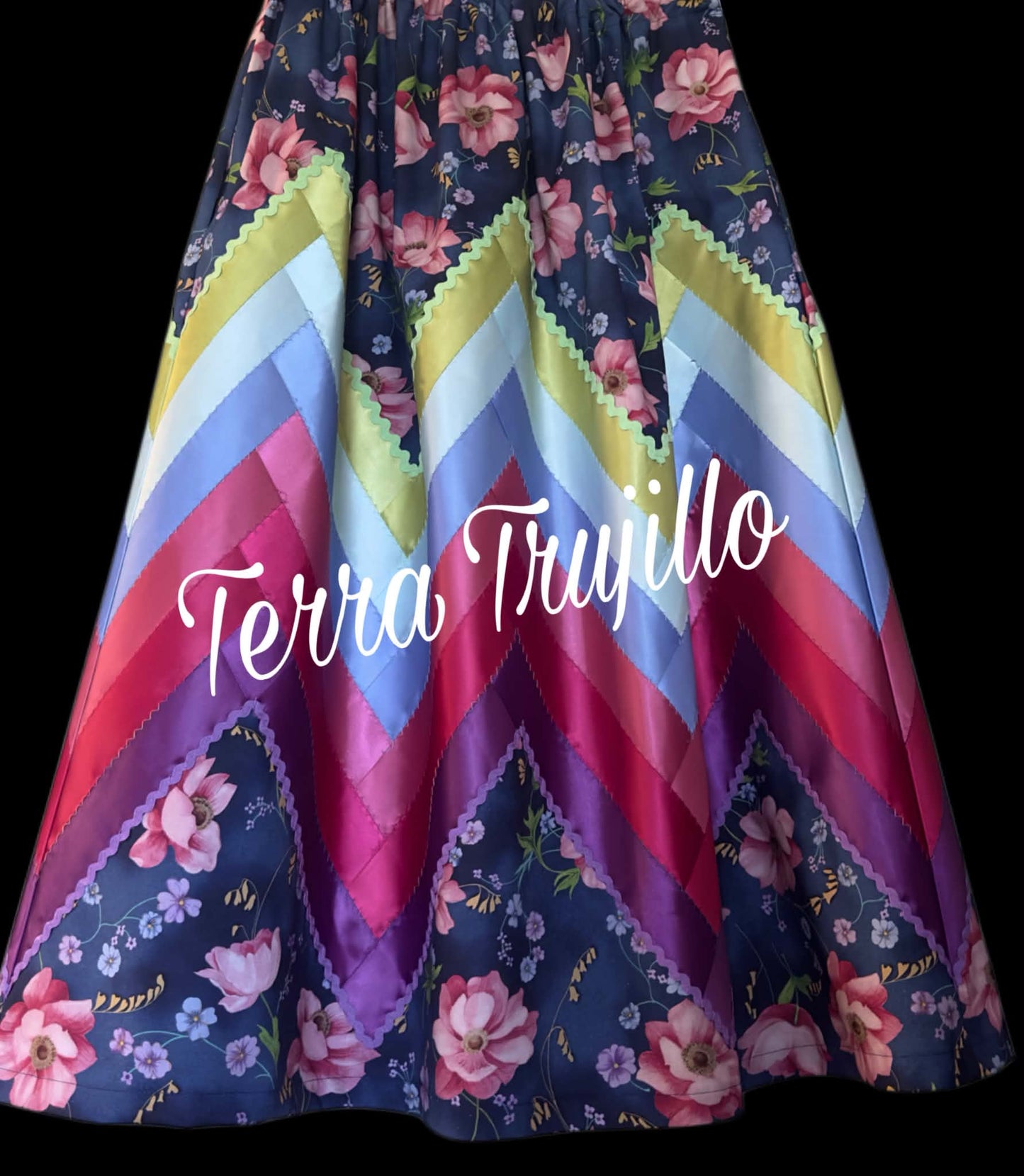 Zig Zag Ribbon Skirt