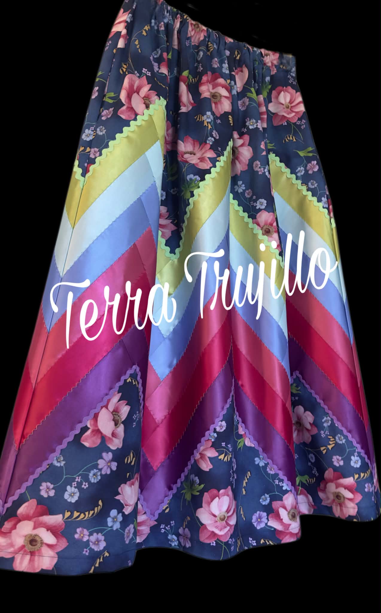 Zig Zag Ribbon Skirt