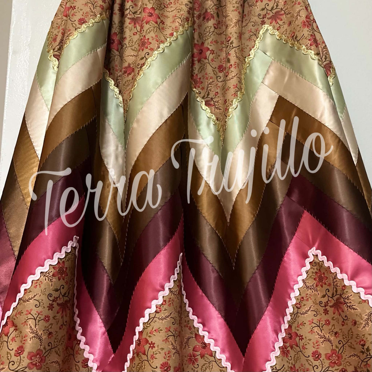 Zig Zag Ribbon Skirt