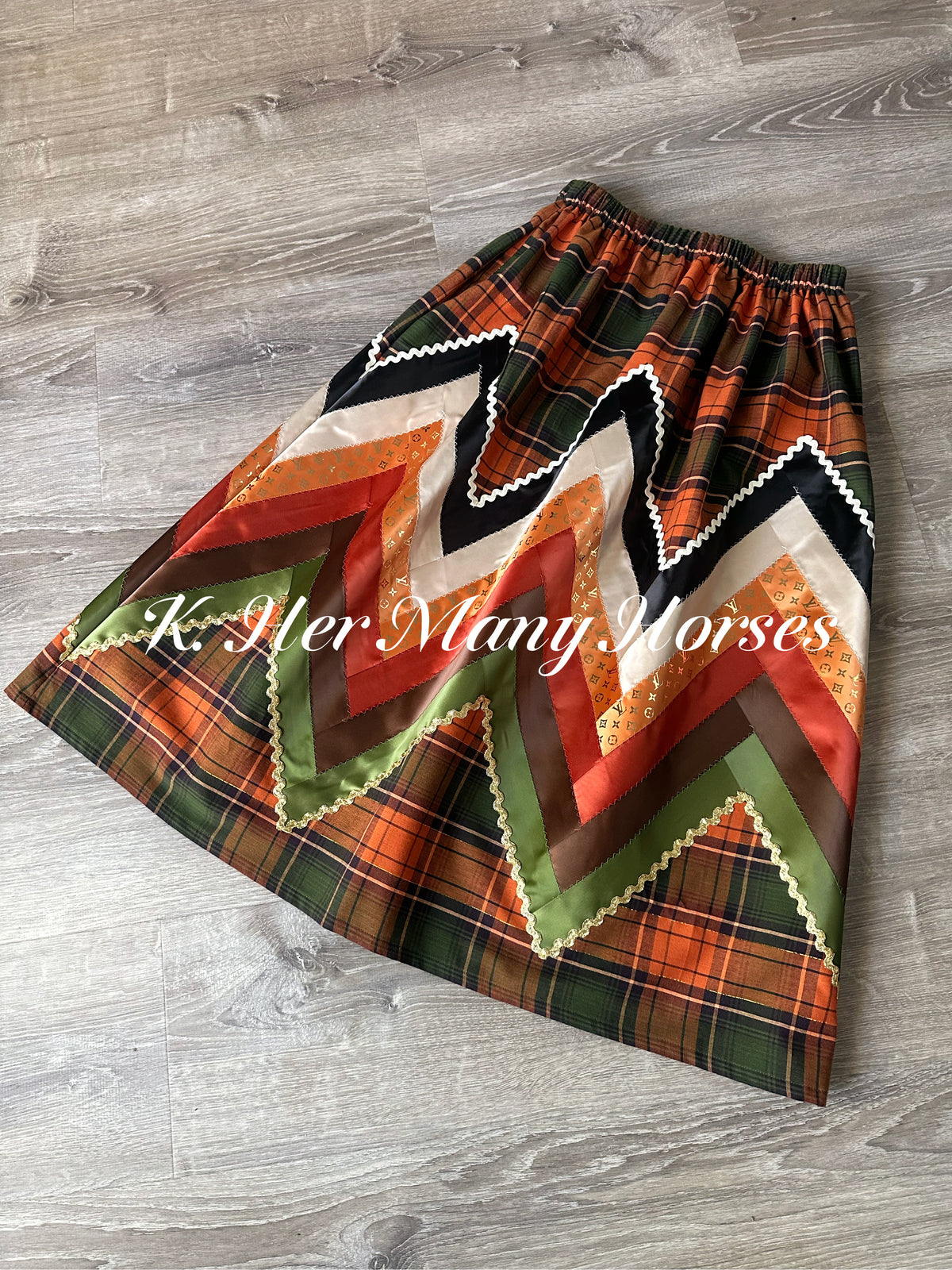 Zig Zag Ribbon Skirt