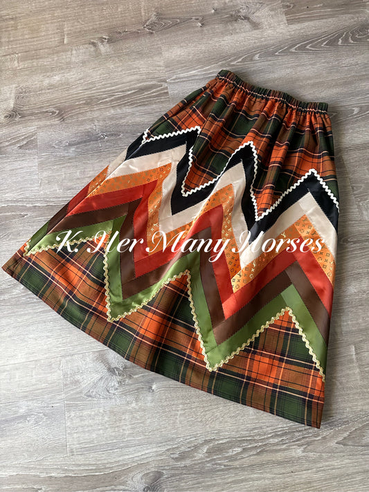 Zig Zag Ribbon Skirt