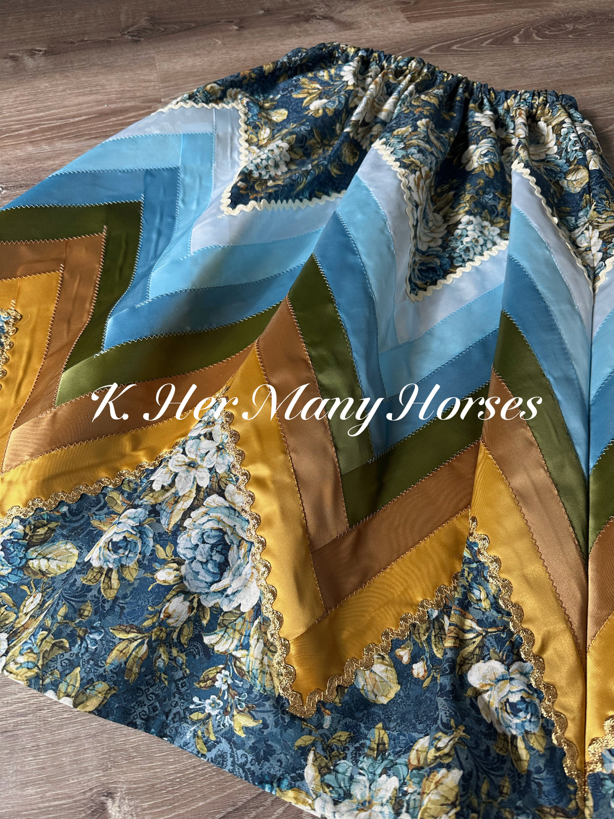Zig Zag Ribbon Skirt